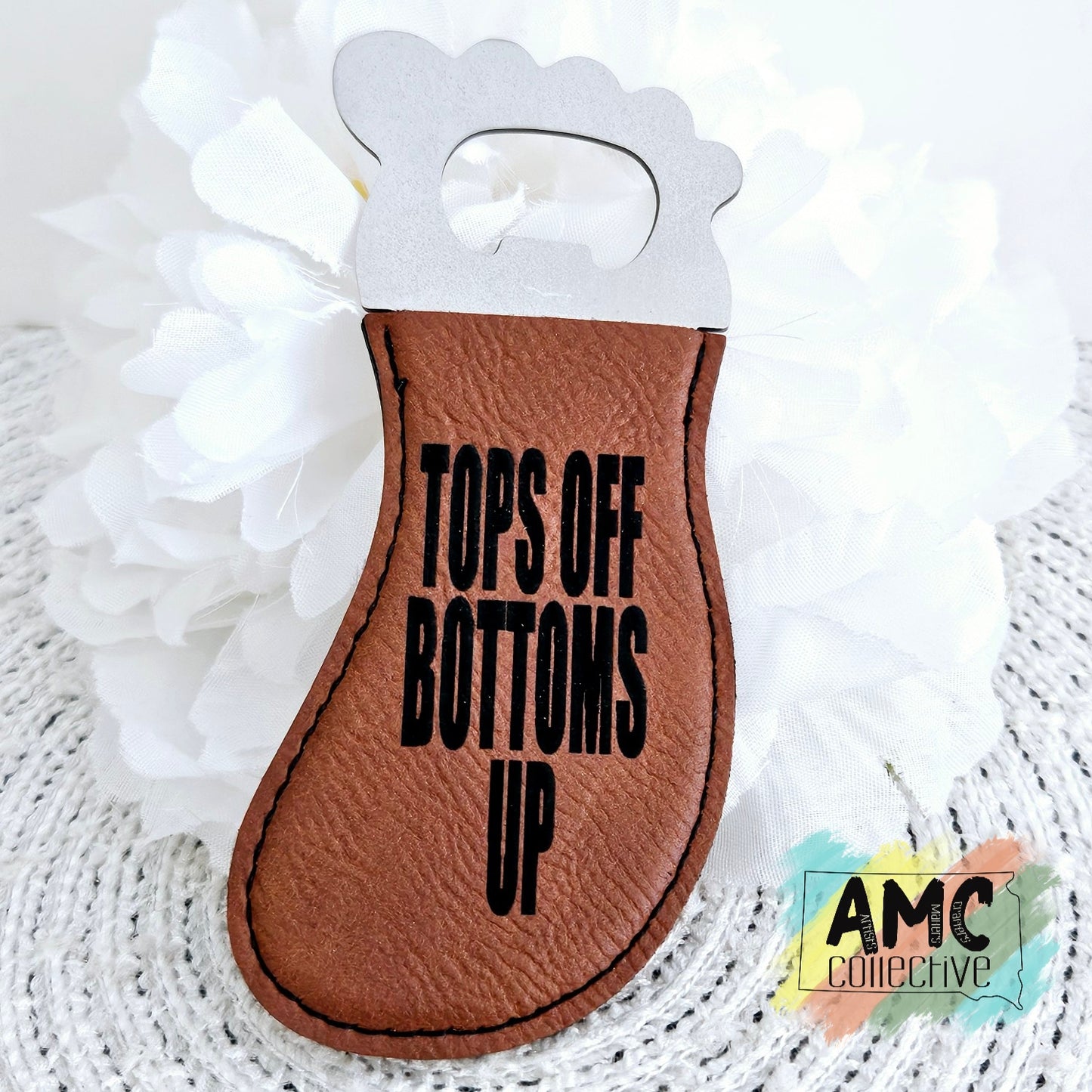 Tops Off Bottoms Up Foot Shape Bottle Opener