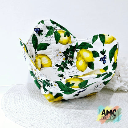 Lemon Print Bowl Holder