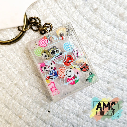 Astrological Sign Resin Keychain - Libra