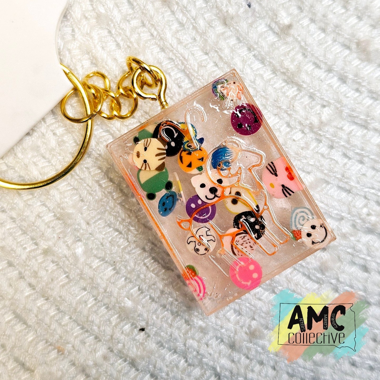 Astrological Sign Resin Keychain - Aries