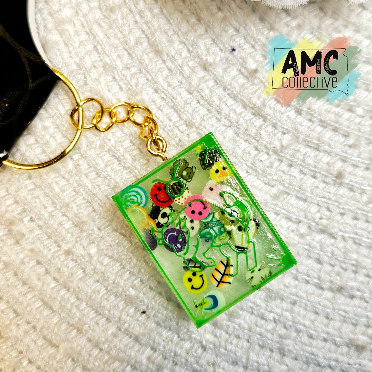 Astrological Sign Resin Keychain - Taurus