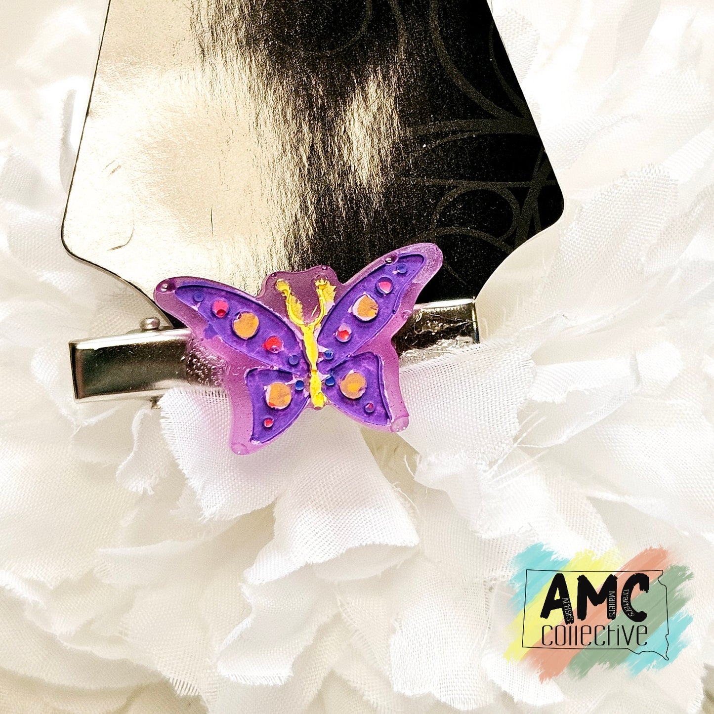 Butterfly Resin Hair Clip