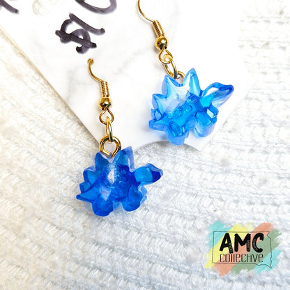 Stegosaurus Resin Earrings