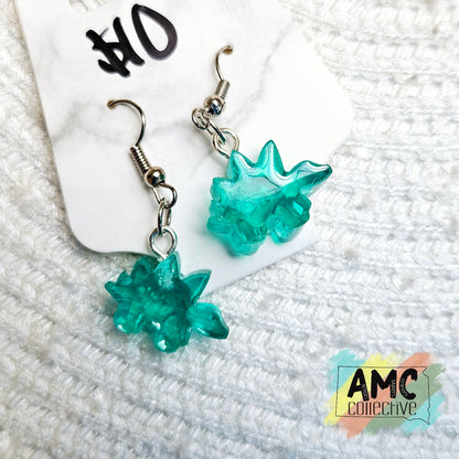 Stegosaurus Resin Earrings