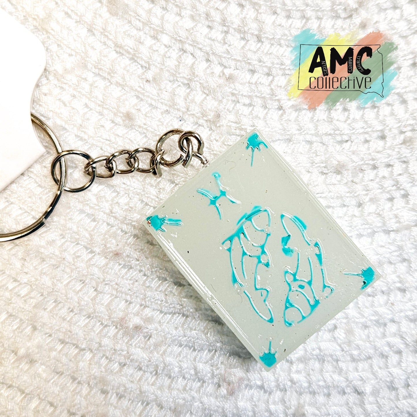 Astrological Sign Resin Keychain - Pisces