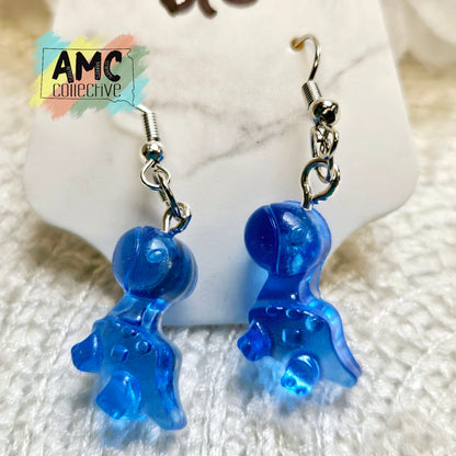 Brontosaurus Resin Earrings