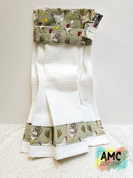 Rooster Kitchen Towels