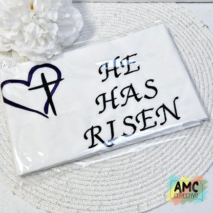 He Has Risen Tea Towel