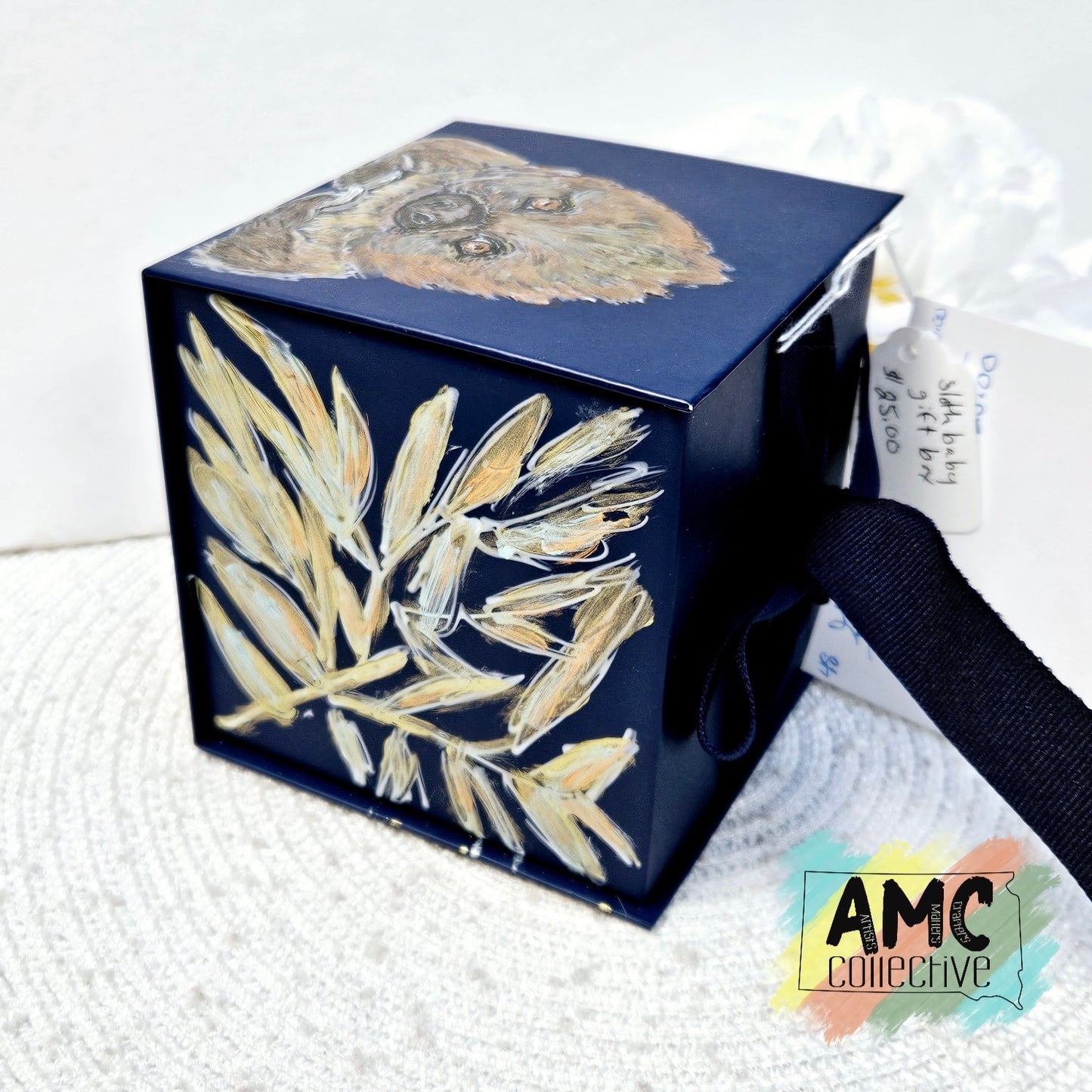 Baby Sloth Painted Gift Box