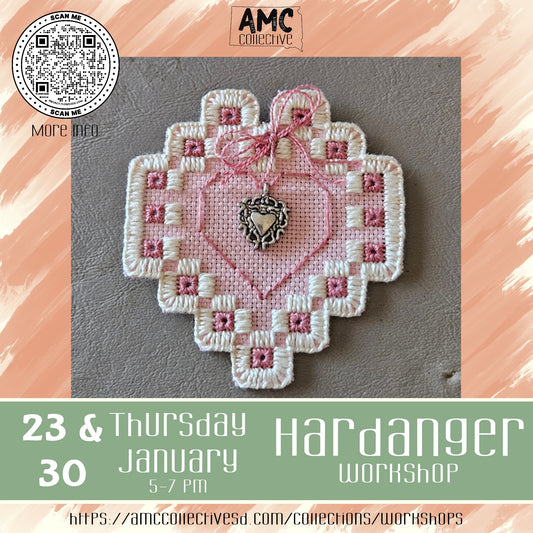 Hardanger Workshop - 1/23 & 1/30/2025, 5-7pm