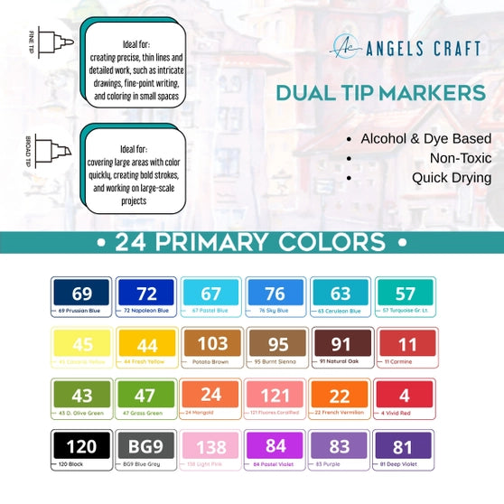 Dual Tip Markers
