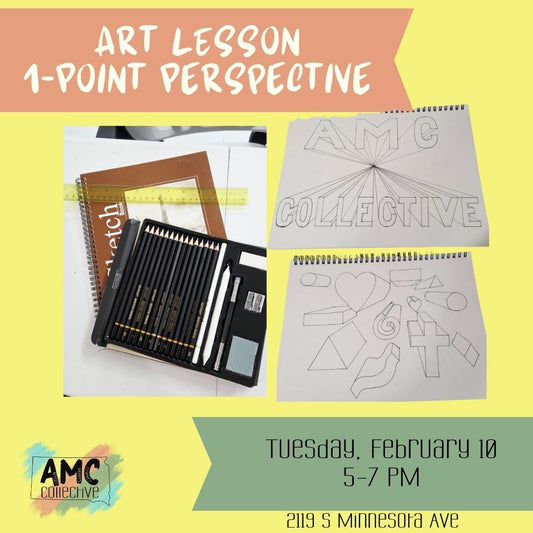 Art Lesson - One Point Perspective