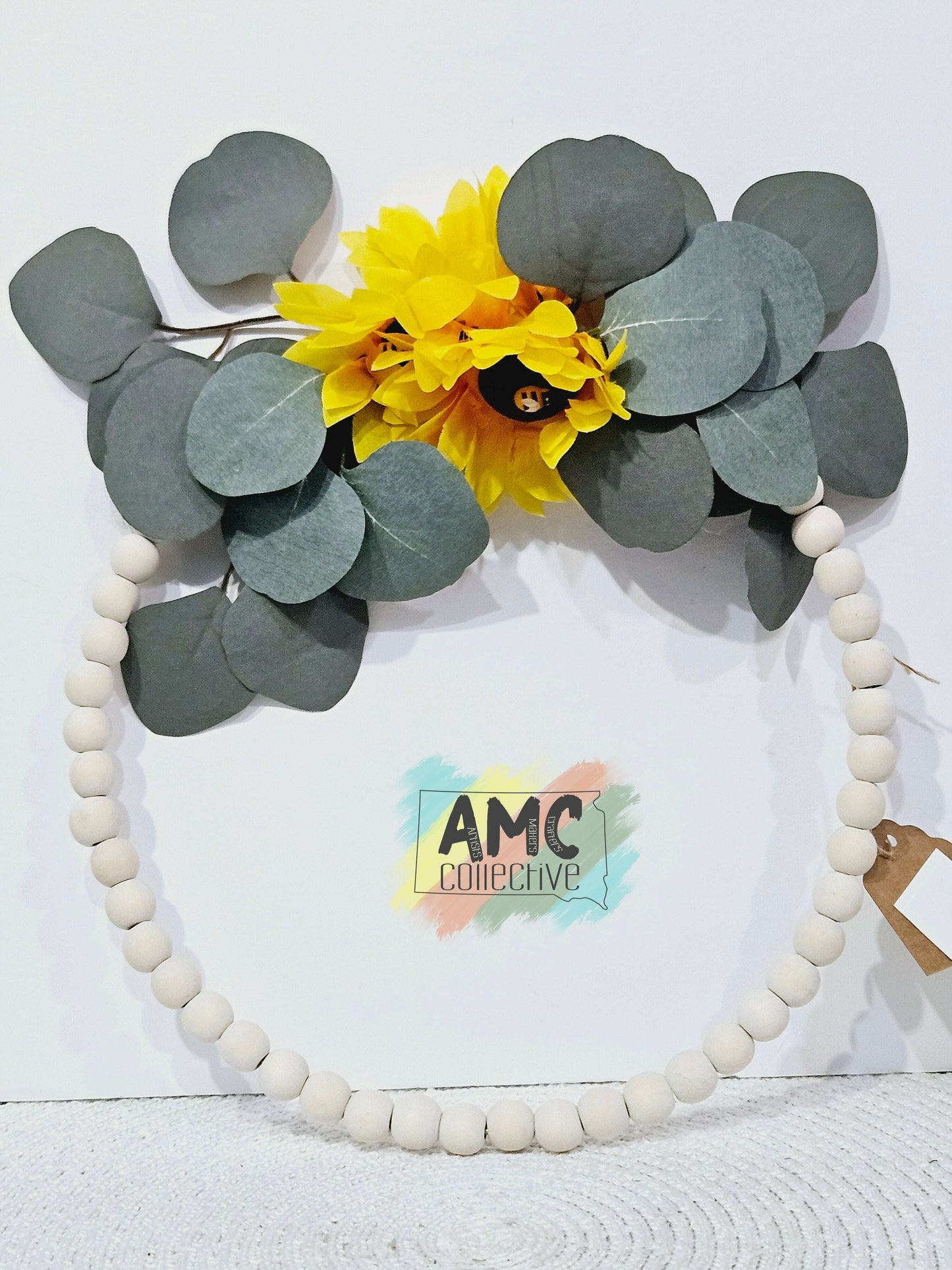 Bead Sunflower Wreath