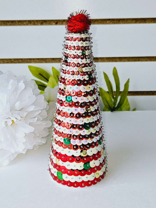 Beaded Sequin Tree