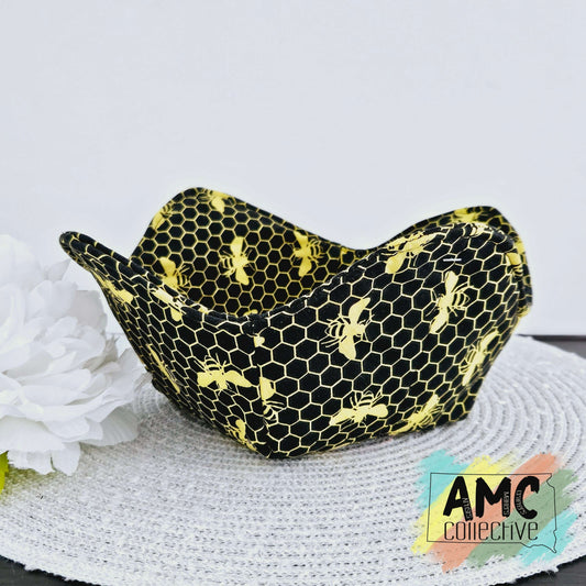 Bees Print Bowl Holder