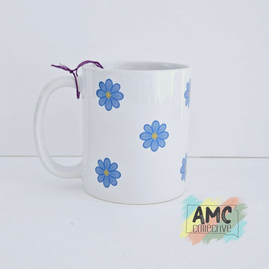 Blue Flower Mug