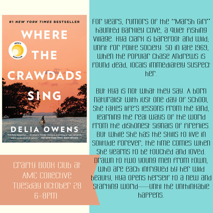 Crafty Book Club – Where The Crawdads Sing