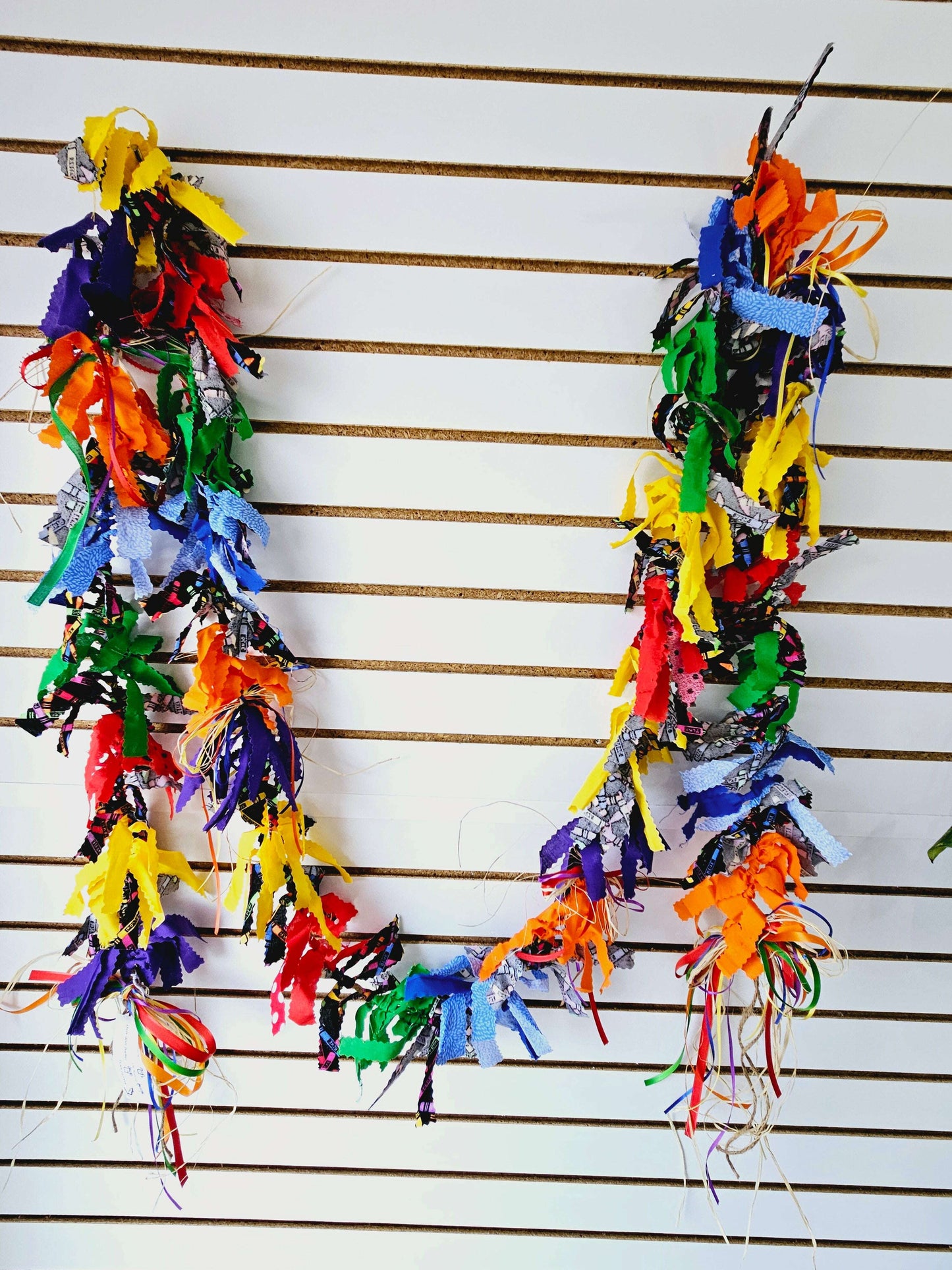 Bright Colorful/Crayons Fabric Garland - 10.5ft