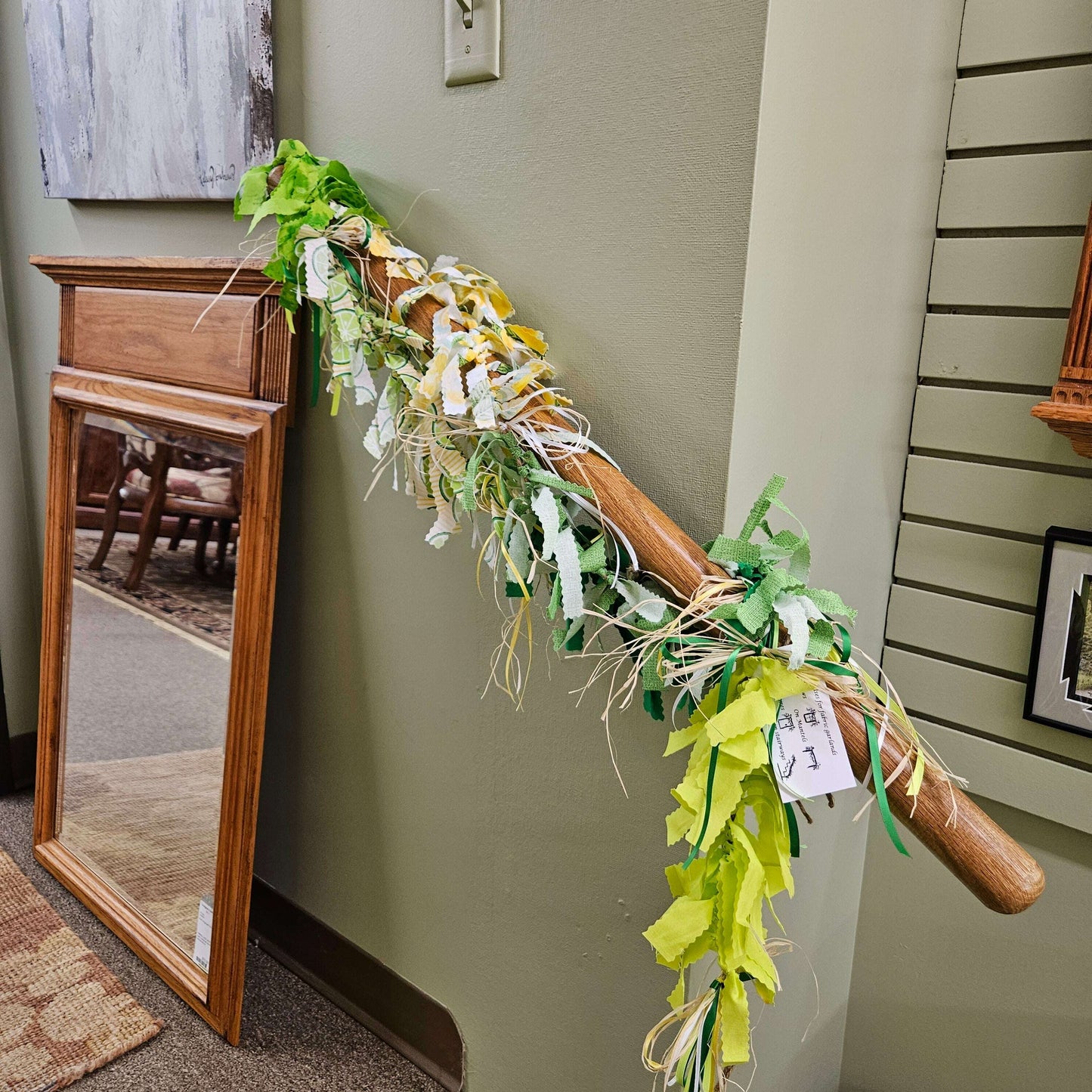 Bright Colorful/Crayons Fabric Garland - 10.5ft
