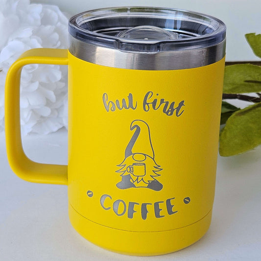 Camp Style Mug - But First Coffee