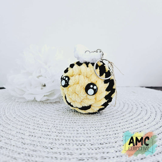 Crochet Bee Keychain