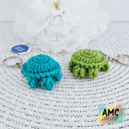 Crochet Turtle Keychain