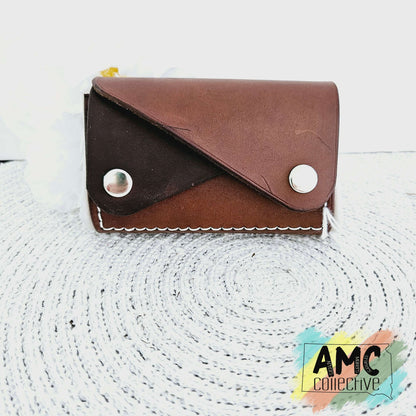 Double Snap Leather Wallets