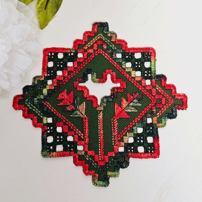 Hardanger Christmas Doily