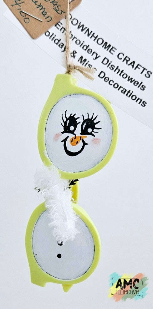 Eyeglass Snowman