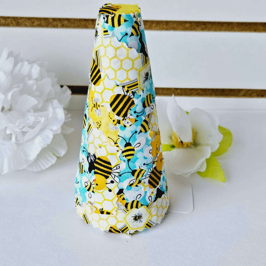 Bee Fabric Collage Decor Tree