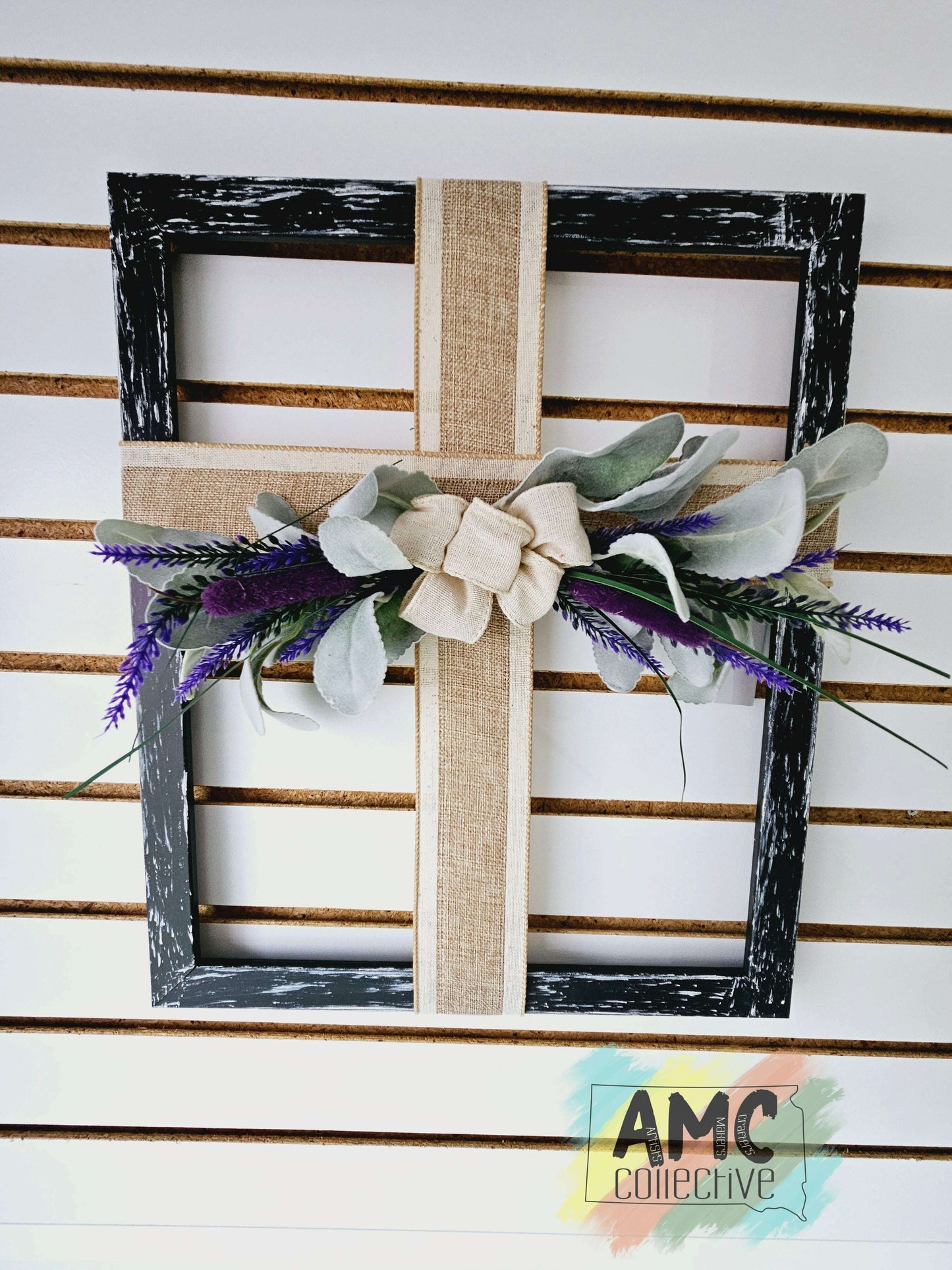 Fabric Cross Wall Hanging Frame