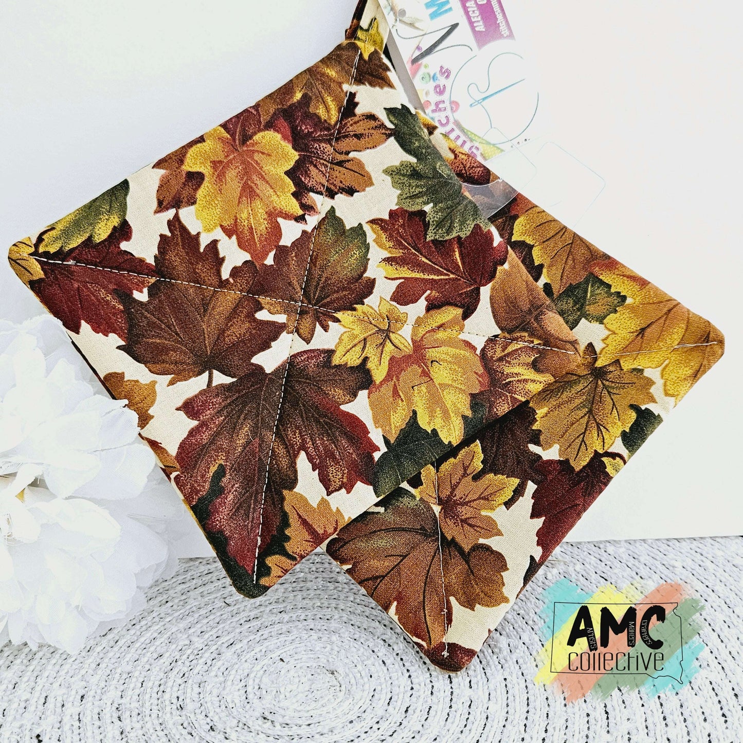 Fall Leaves Hot Pan Holder Pair