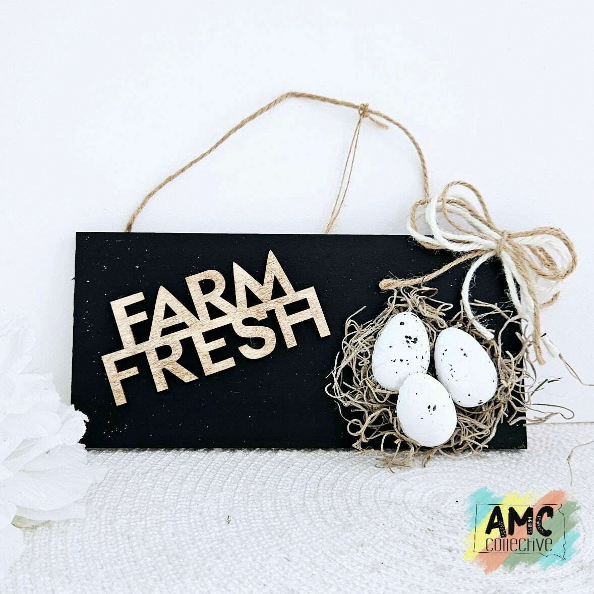 Farm Fresh Egg Plaque