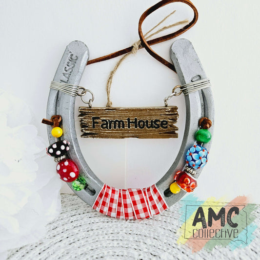 Farmhouse Decorative Good Luck Horse Shoe