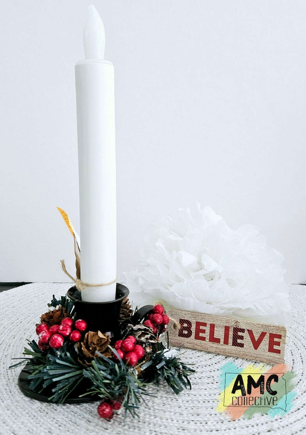 Festive Candlestick Decor