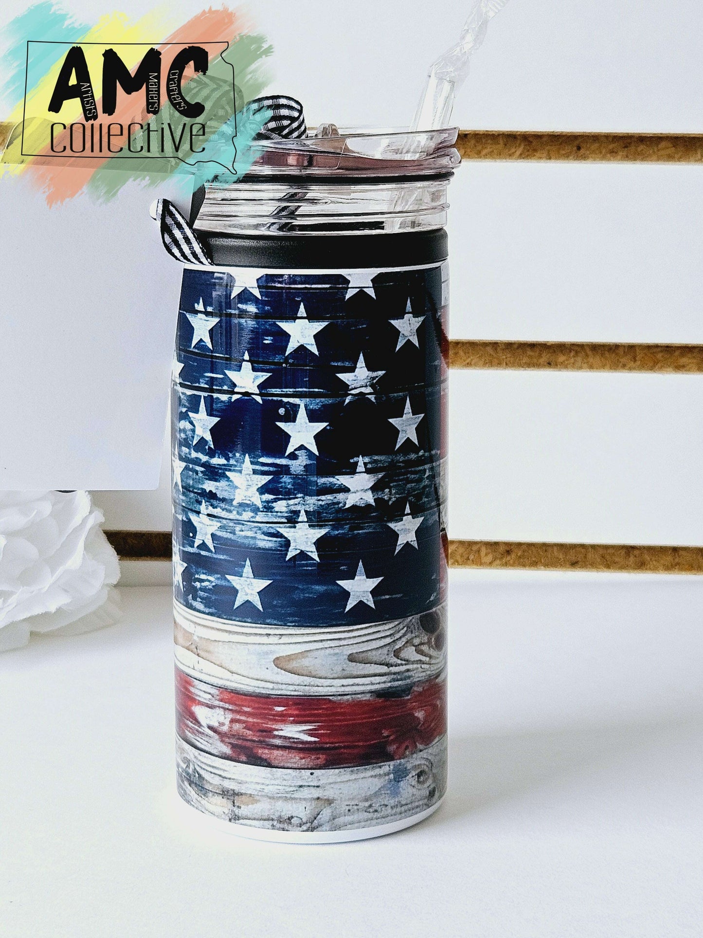 Flag Can Cooler/ Tumbler