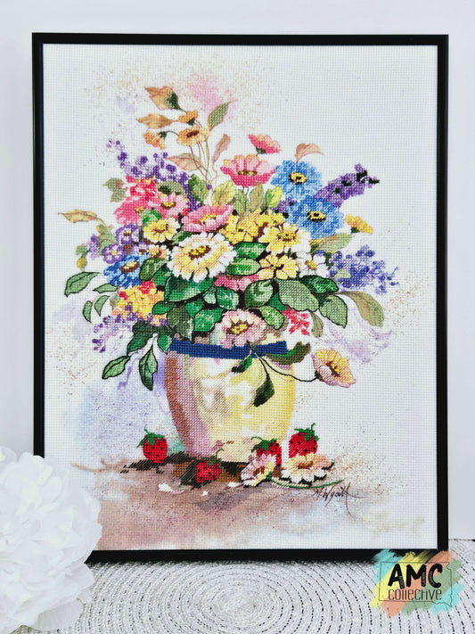 Floral Cross-Stitch