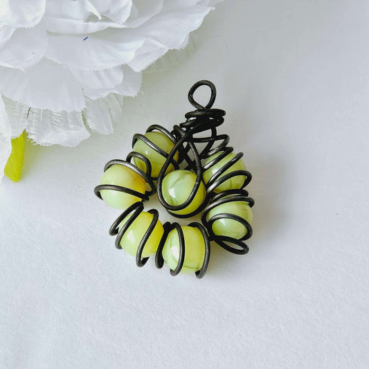 Glow in the Dark Wire Pendant