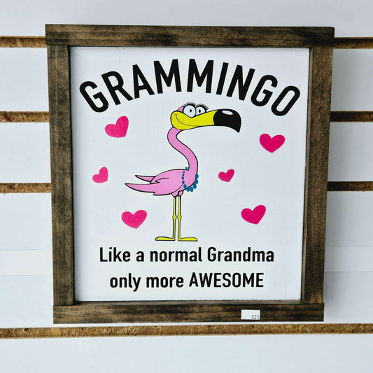 Grammingo Wood Sign