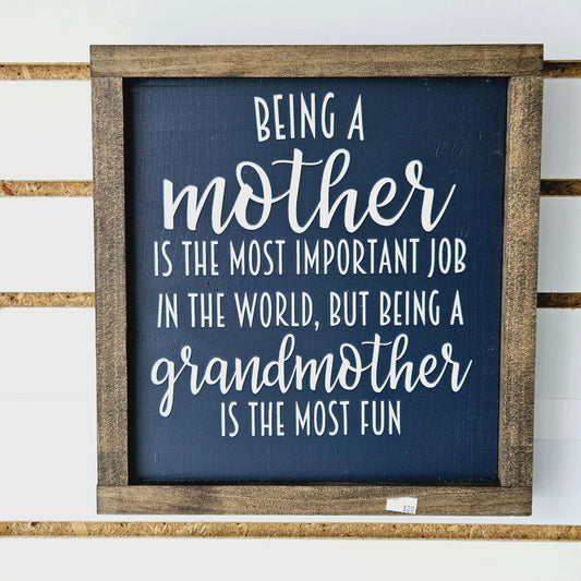 Grandmother is the Most Fun Sign