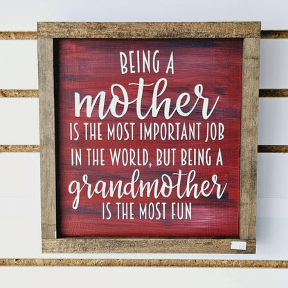 Grandmother is the Most Fun Sign