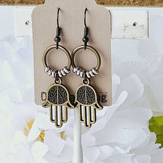 Hamsa Hand Earrings