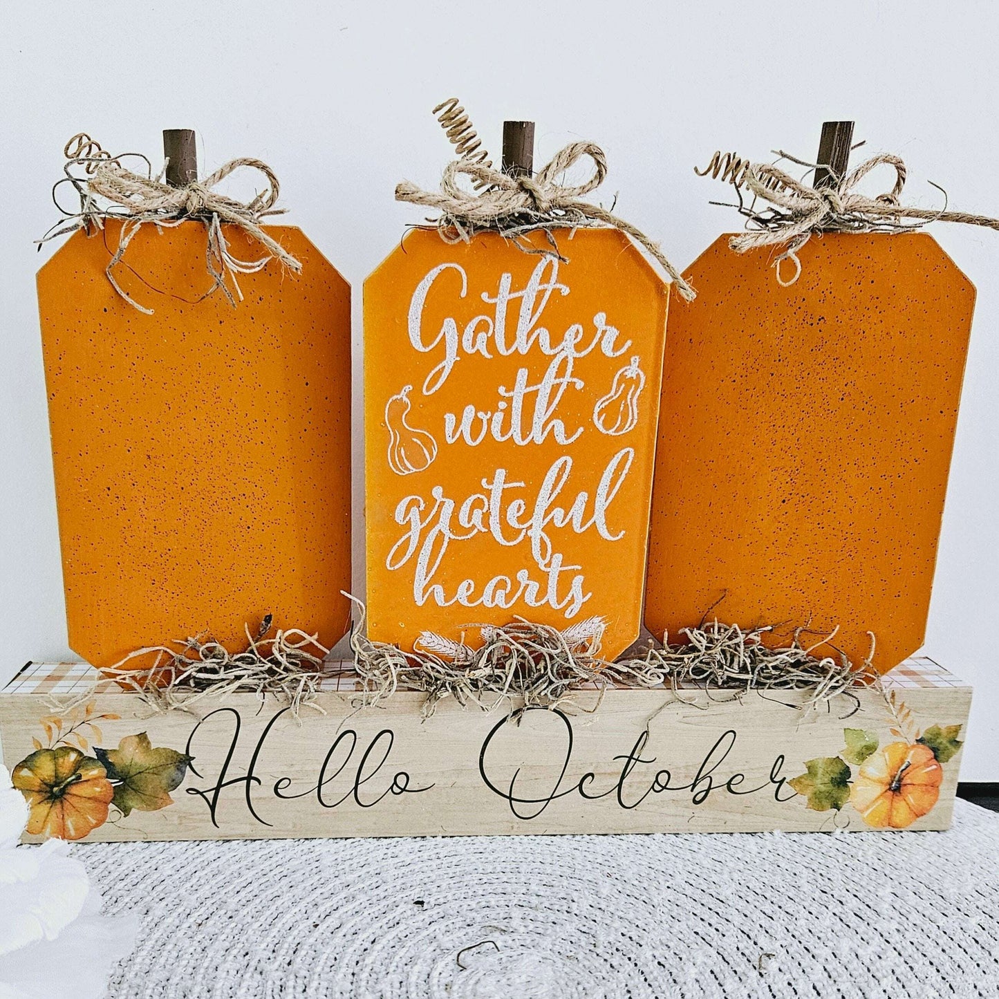 Hello October Sign