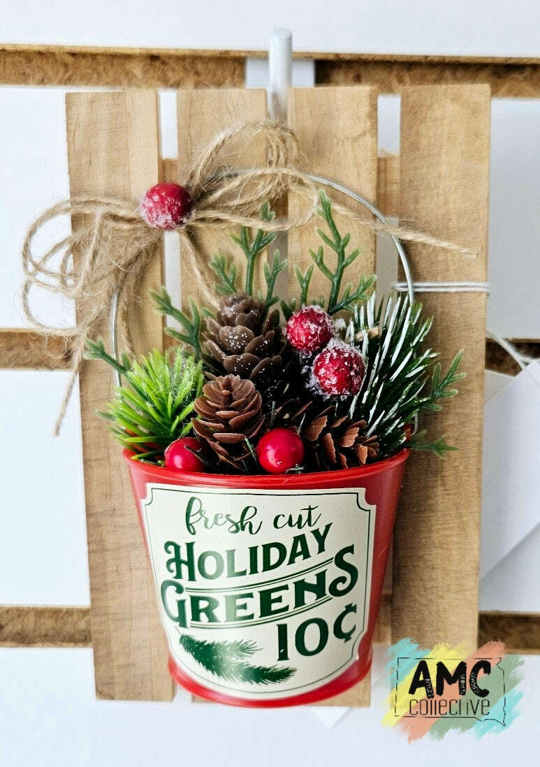 Holiday Greens Half Bucket