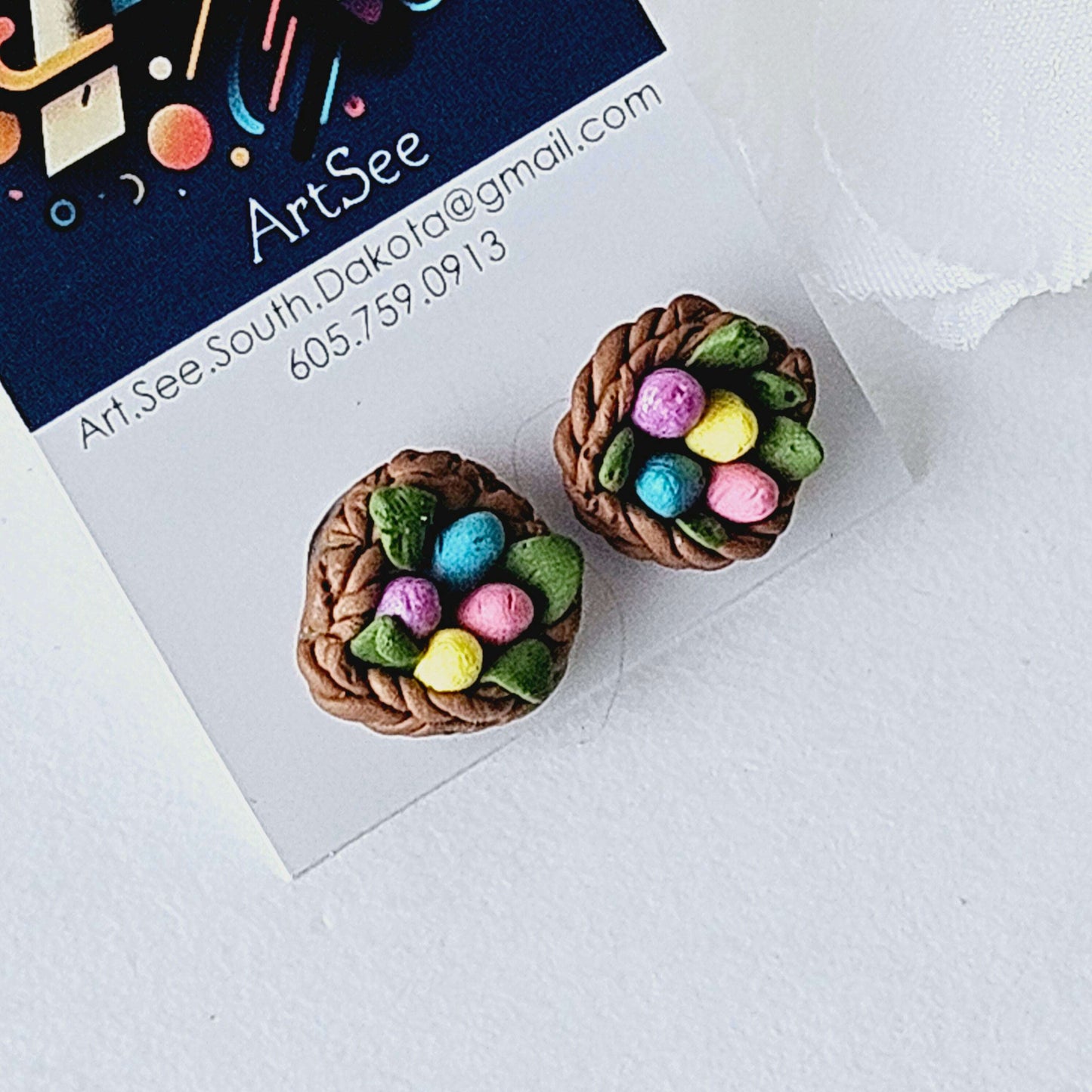 Holiday Theme Clay Earrings