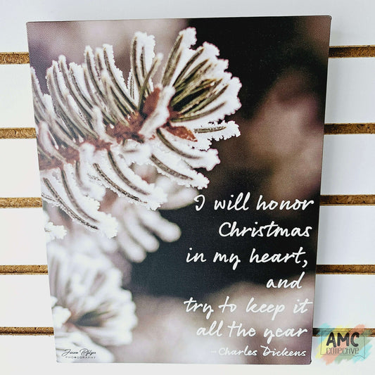 I Will Honor Christmas in My Heart Photo Print