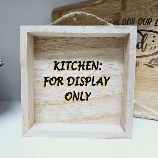 Kitchen Small Box Sign