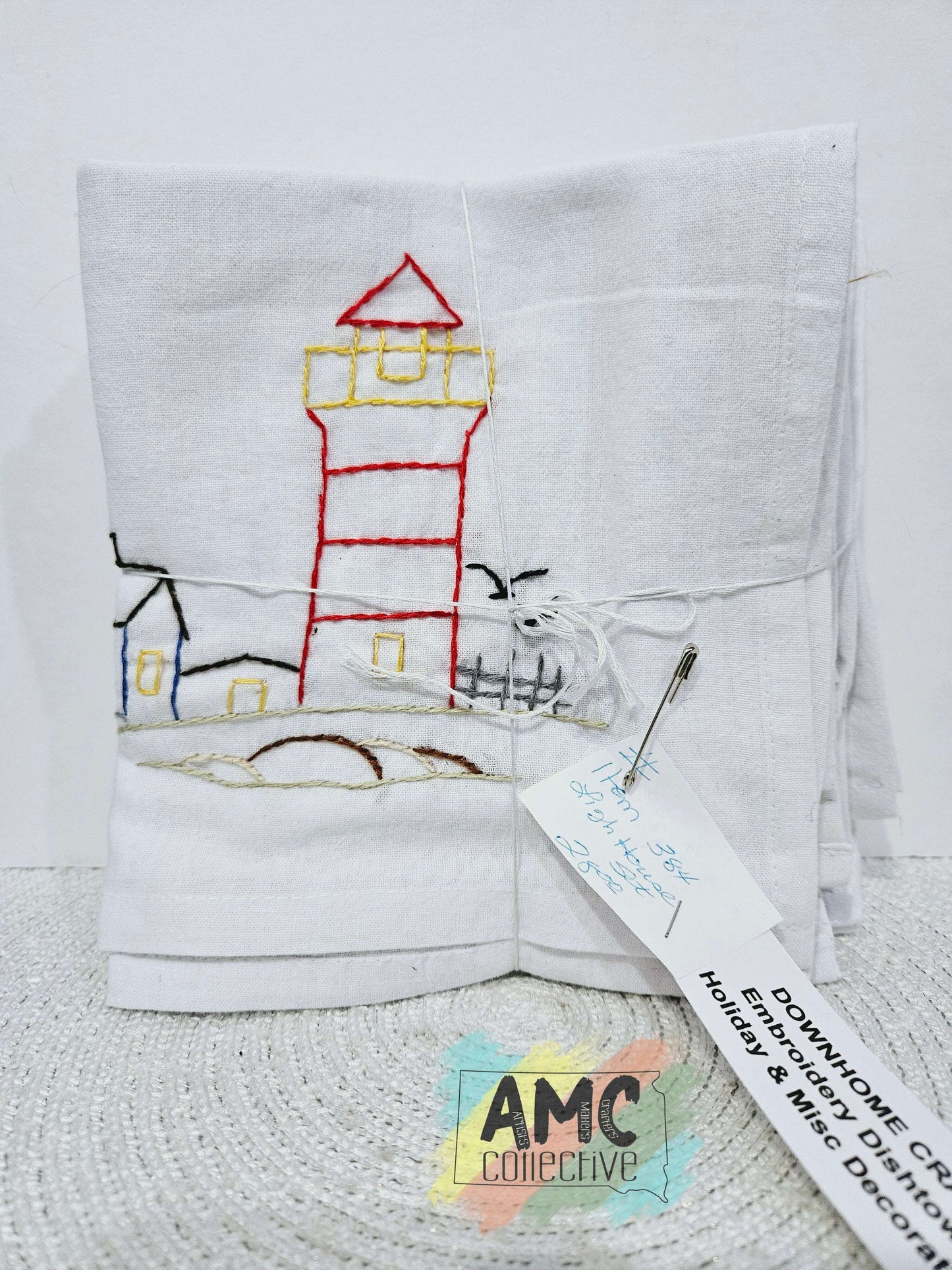 Light House Embroidered Towel Set