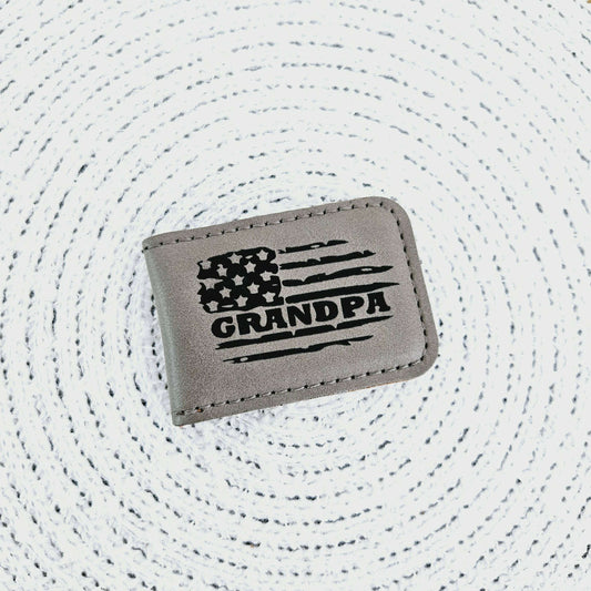 Magnetic Money Clip - Grandpa Flag