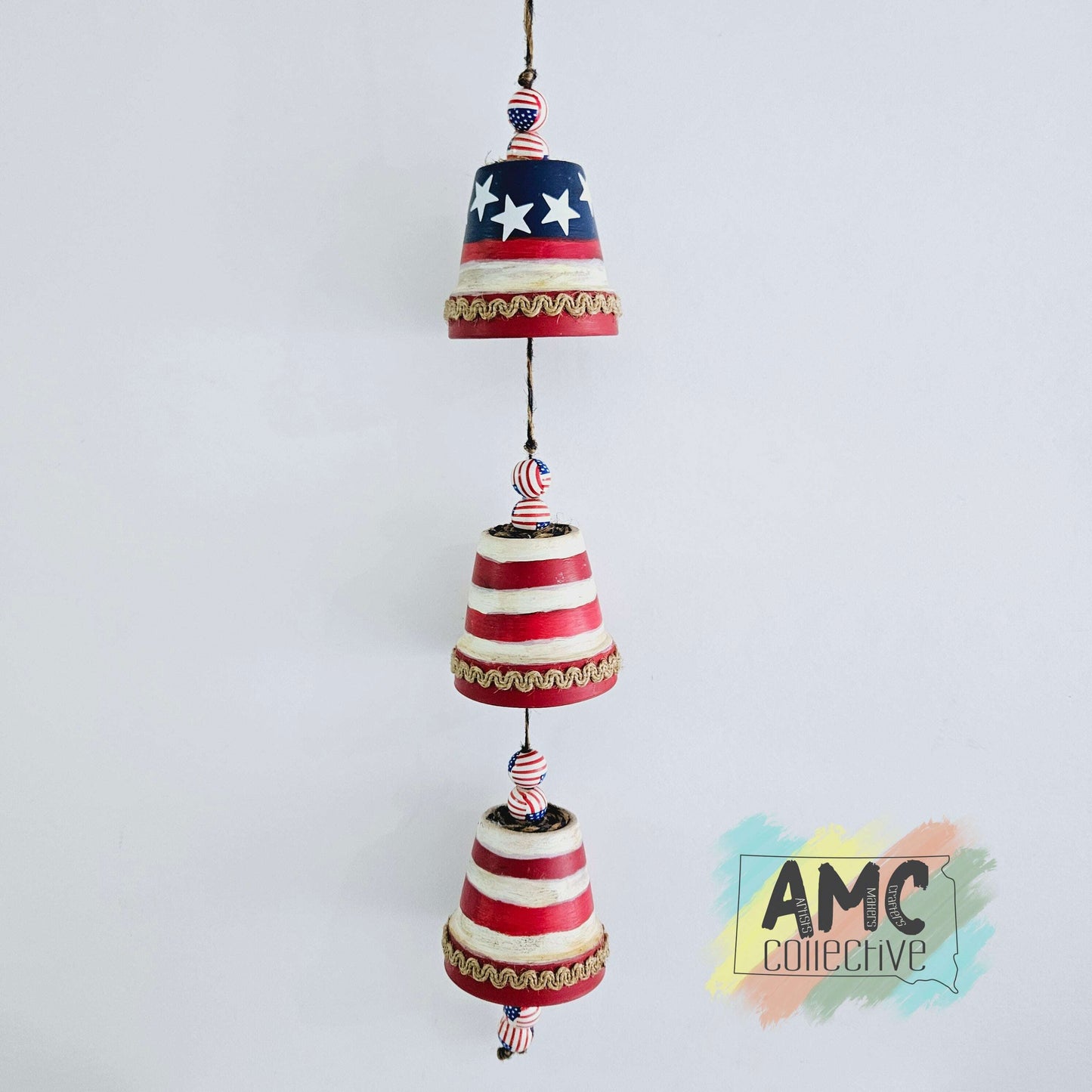 Patriotic Bell Hanging Decor